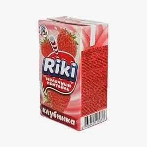 Молочный коктейль RIKI клубника