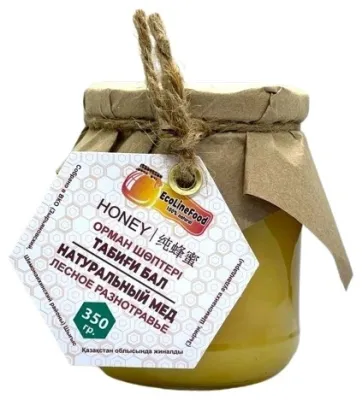EcoLineFood мед разнотравный, лесной 350 г