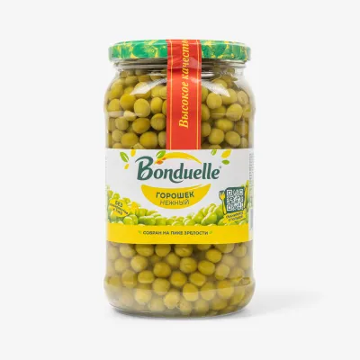 Горошек Bonduelle зеленый, 720 мл