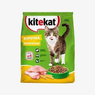 Сухой корм Kitekat курочка аппетитная для кошек, 350 г