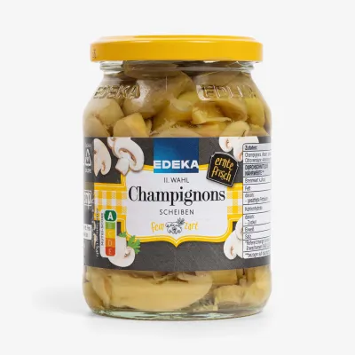 Шампиньоны Edeka резаные 330 г
