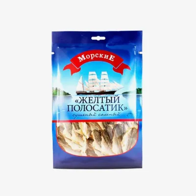 Полосатик Морские жёлтый сушёный 36 г