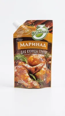 МАРИНАД ДЛЯ КУРИЦЫ ГРИЛЬ «3 ЖЕЛАНИЯ» (250 Г)