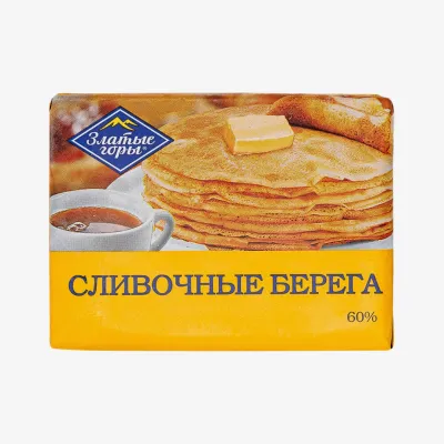 Спред Златые горы Сливочные берега 60%, 180 г