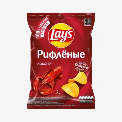 Чипсы Lay’s рифленые лобстер, 140 г