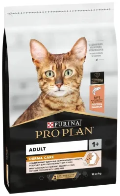 PRO PLAN Derma Care для взрослых лосось 10 кг