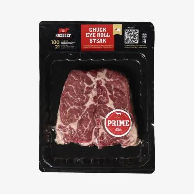 Стейк KazBeef Chuck Eye Roll Prime замороженный, кг