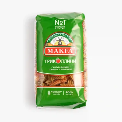 Макароны Makfa триколлини спирали 450 г