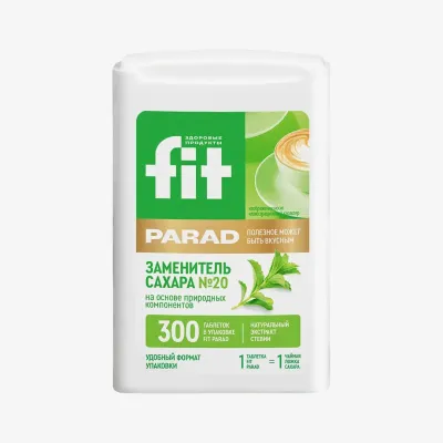 Заменитель сахара Fit Parad №20 300 таблеток, 18 г