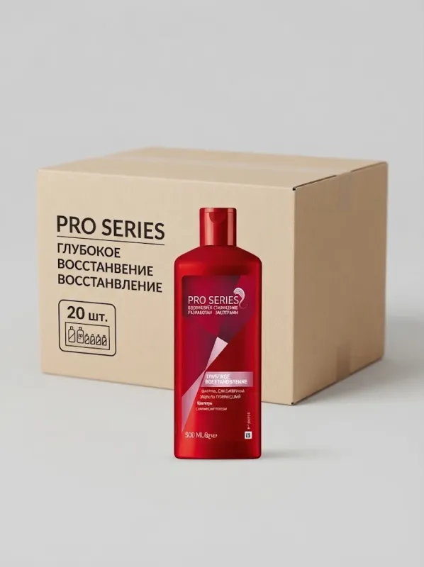 Шампунь для волос Pro Series «Глубокое Восстановление», 500 мл (Коробка, 20 штук)