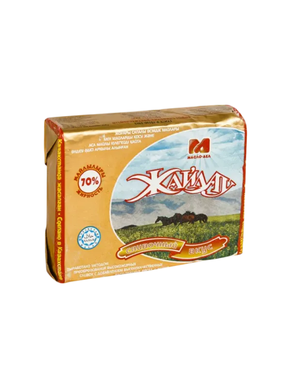 МАСЛО ЖАЙЛАУ 180 Г. СЛИВОЧНЫЙ ВКУС 70%