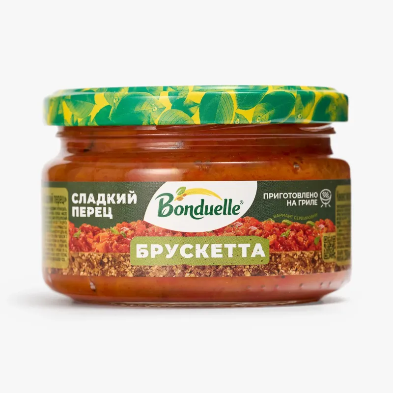 Брускетта Bonduelle сладкий перец, 250 мл