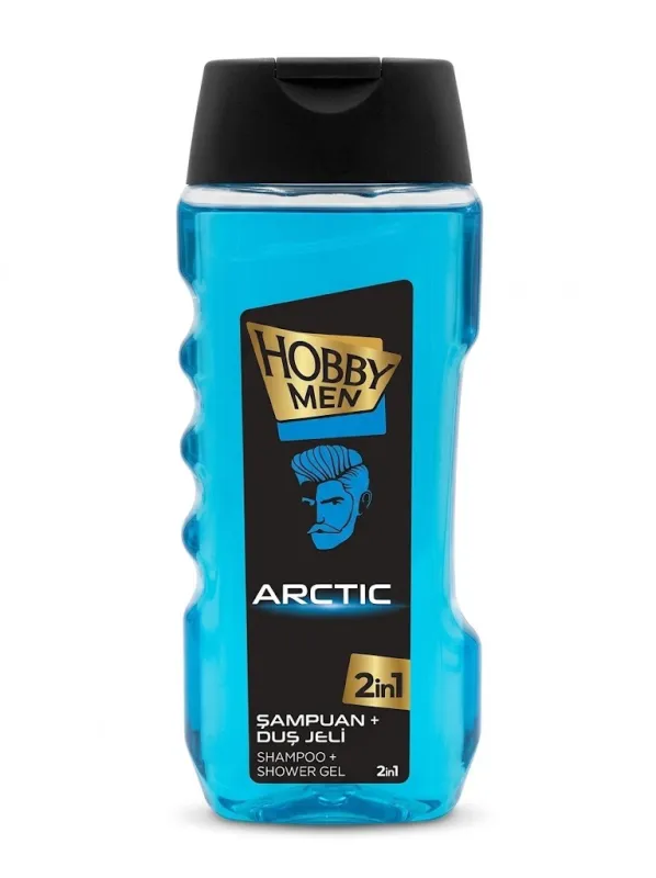 Шампунь и гель для душа 2 в 1 Hobby Men "Arctic" 400 мл 