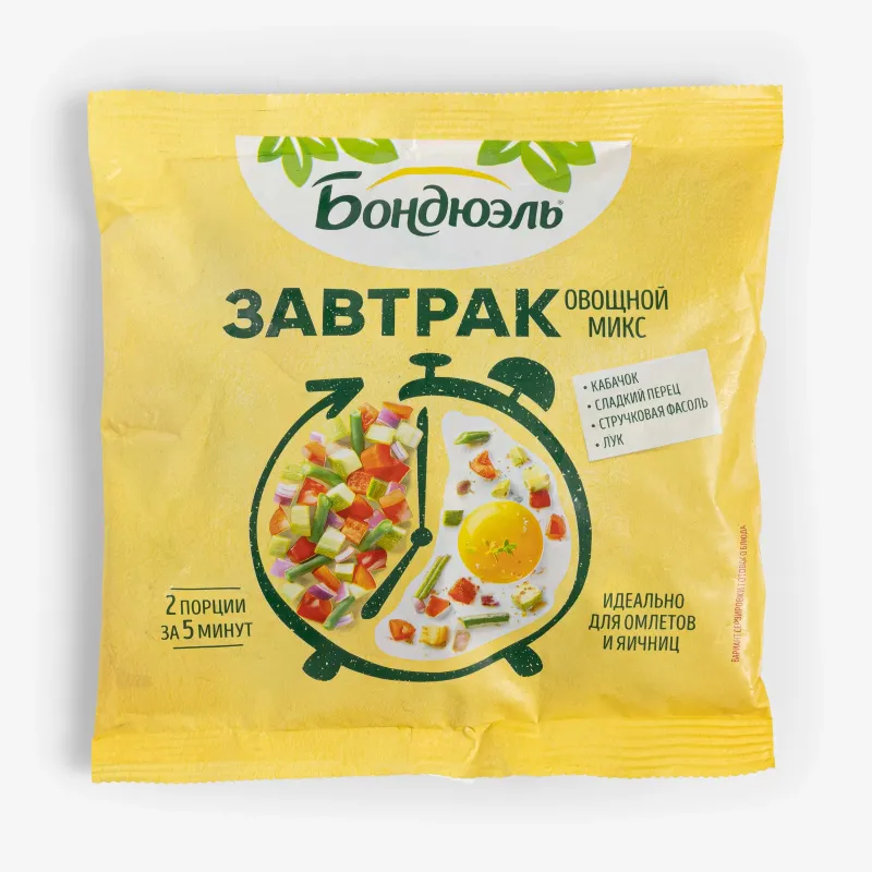 Микс Bonduelle овощной для завтрака с кабачком, 200 г