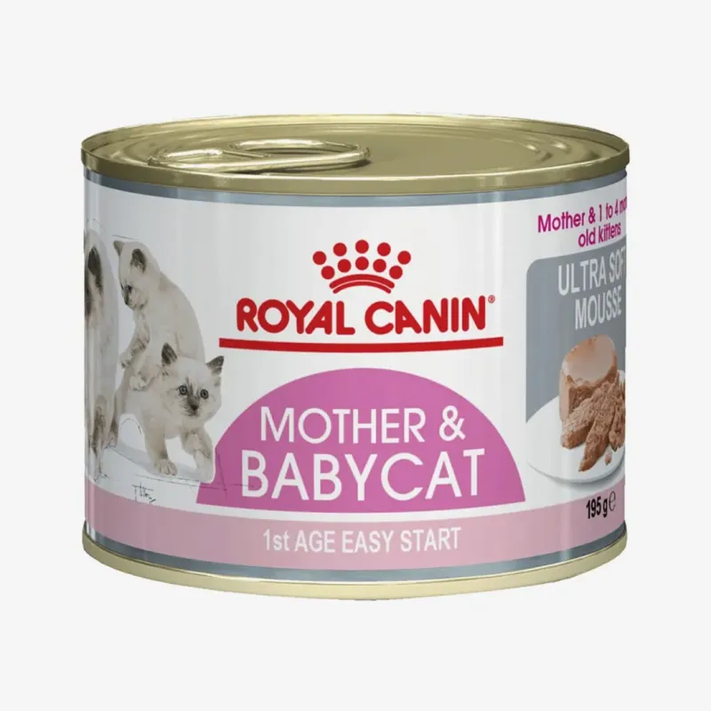 Корм влажный Royal Canin Babycat Instinctive для котят до 4-х месяцев, 195 г