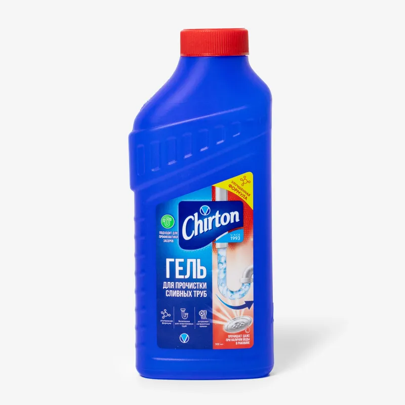 Гель Chirton для прочистки сливных труб, 500 мл