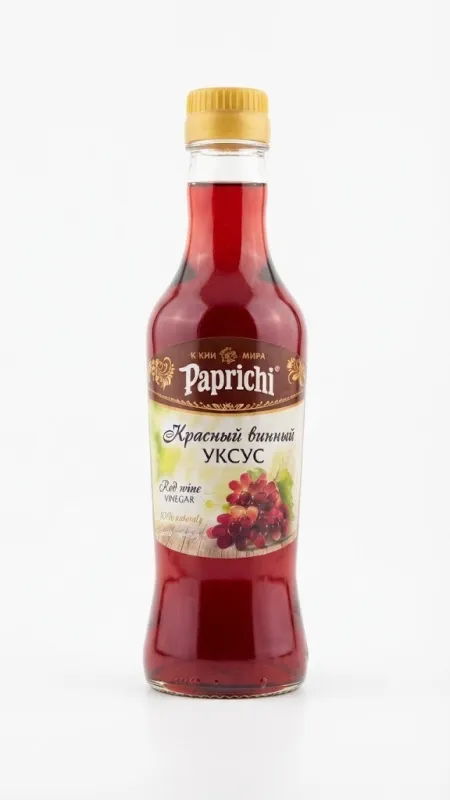 КРАСНЫЙ ВИННЫЙ УКСУС PAPRICHI RED WINE VINEGAR (220 МЛ)