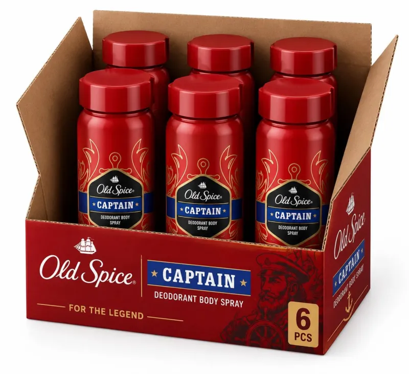Old Spice Captain — дезодорант-спрей для тела.