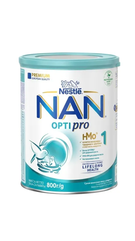 Детская молочная смесь NAN 1 OptiPro, с рождения, 800 г