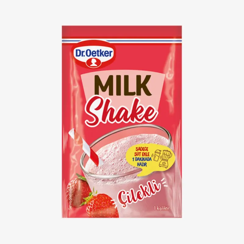 Смесь Dr.Oetker для молочного коктейля, клубника, 22 г