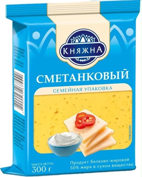 Сыр “Княжна” сметанковый
