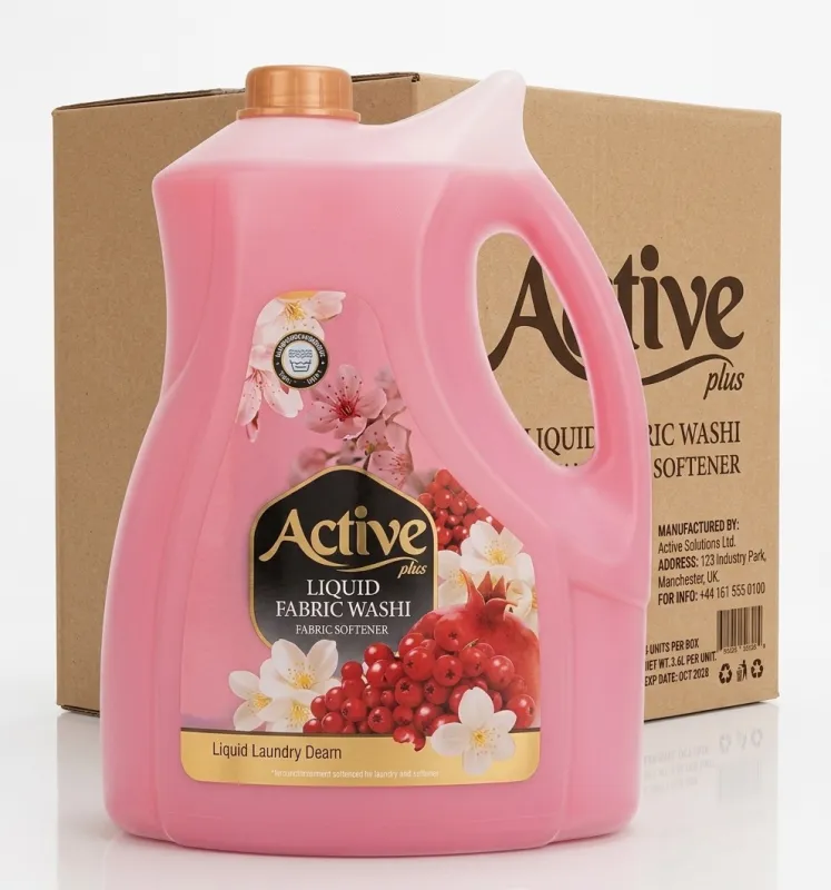 Active жидкое мыло silky dream pearl гранат/цветы 3,75 л, в коробке 4 шт