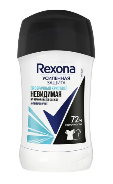 REXONA СТИК 40ML ЖЕН ПРОЗРАЧНЫЙ КРИСТАЛЛ