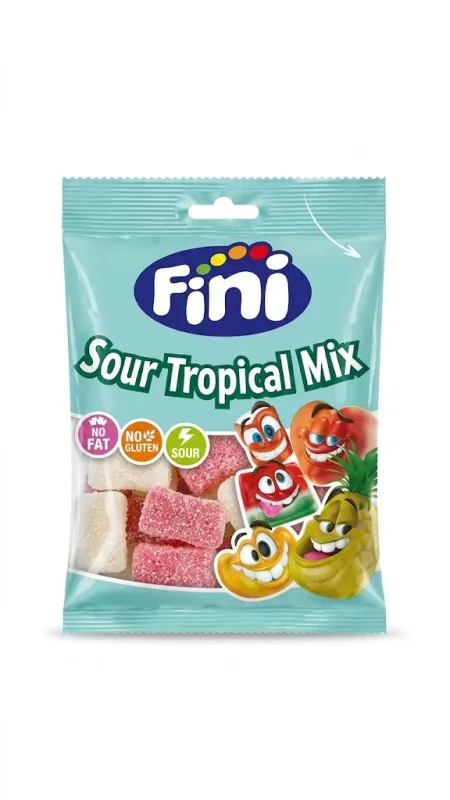 Мармелад жевательный Fini «Sour Tropical Mix» (Кислый Тропический Микс), 90 г