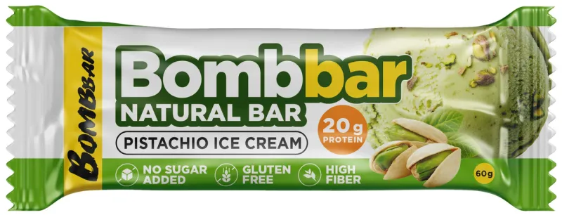 BombBar батончик Natural Bar Pistachio Ice Cream 1 шт