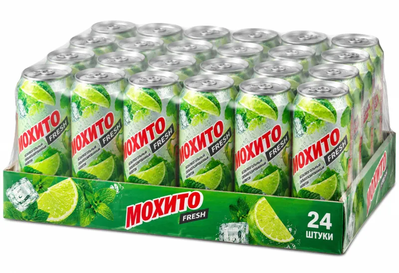 Напиток газированный «Мохито Fresh» — 24 шт.