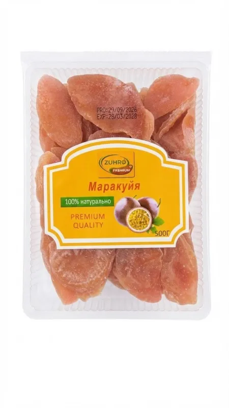 Сушеная маракуйя Zuhro Premium, 100% натуральная, 500 г