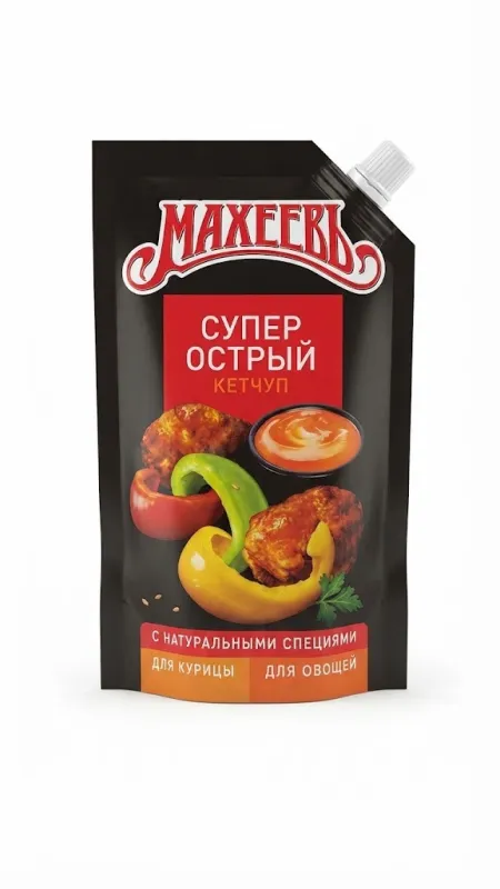 СУПЕР ОСТРЫЙ КЕТЧУП «МАХЕЕВЪ»