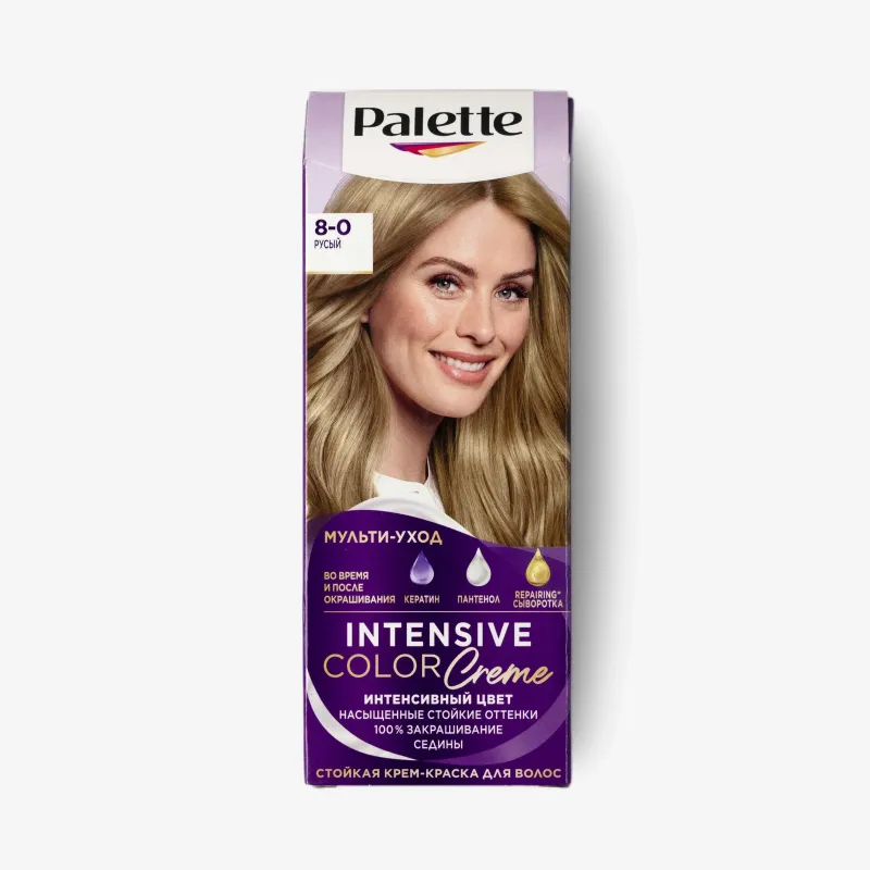Краска Palette для волос ICC N7 русый (8-0) 110 мл