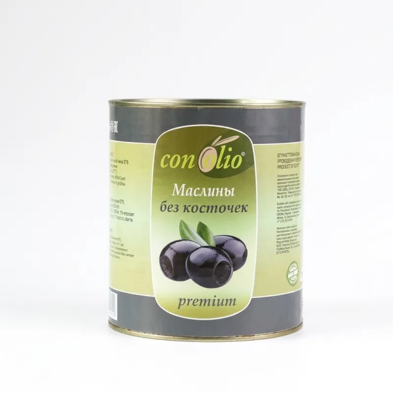 Маслины черные без косточек "CONOLIO" 3000 г