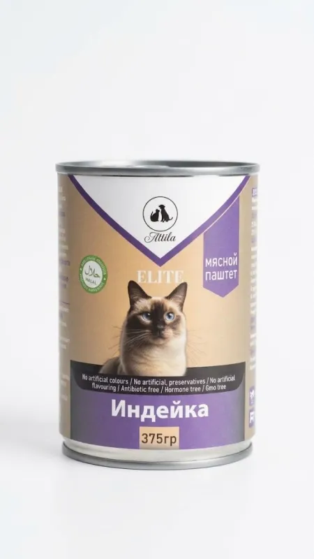 Attila ELITE — Мясной паштет с индейкой (375 г)   