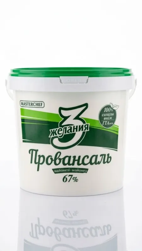 Майонез «Провансаль» 67% торговой марки «3 Желания» 5кг