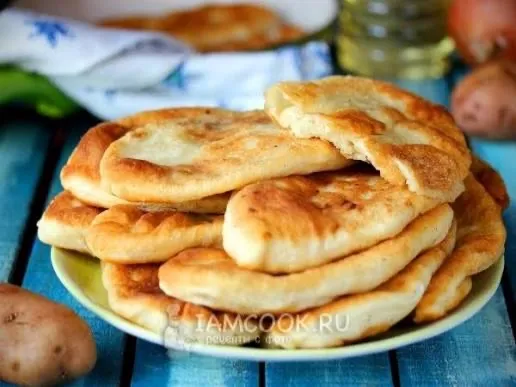 Пирожки жаренные с картофелем