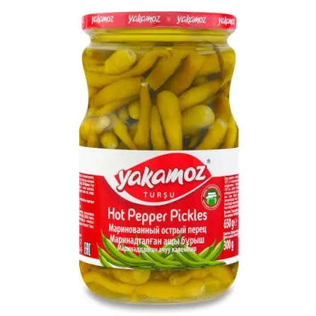 МАРИНОВАННЫЙ ОСТРЫЙ ПЕРЕЦ «YAKAMOZ» (650 Г)