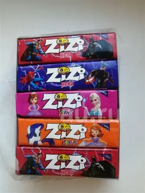 Жевательная резинка ZiZi, большой блок 20 штук, 400 г