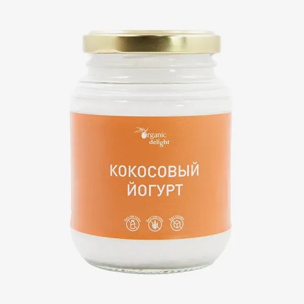 Йогурт Organic delight кокосовый, 200 г