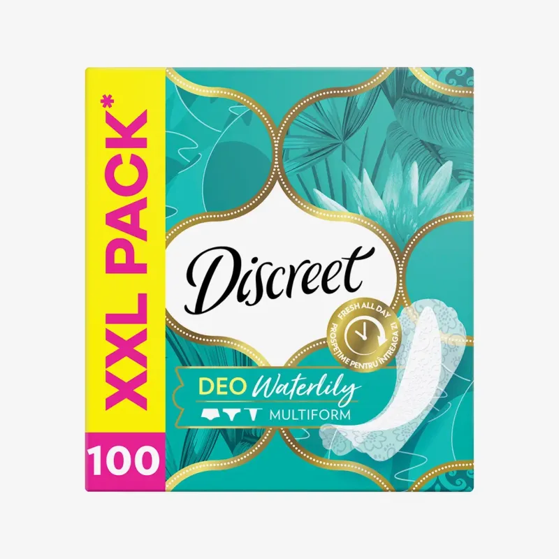 Прокладки ежедневные Discreet Multiform Водяная лилия 100 шт