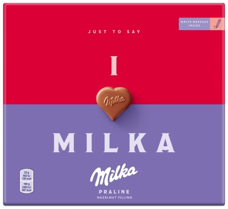 Конфеты шоколадные Milka hazelnut filling 110 r