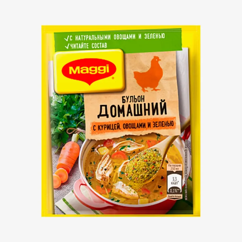 Бульон Maggi, Порошок C Курицей16х70 г