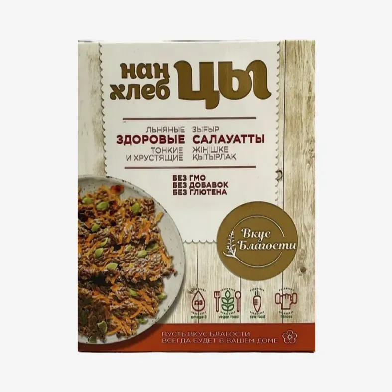 Хлебц - Нанцы Вкус Благости льняные, 120 гр