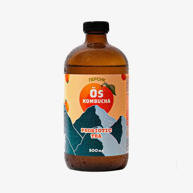 Комбуча Õs Kombucha Персик 500 мл