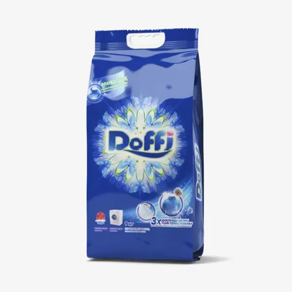 Стиральный порошок Doffi для глубокой очистки белья и удаления пятен, 9 кг