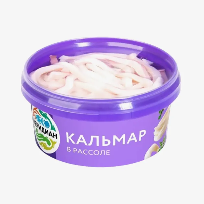 Кальмар Меридиан в рассоле 180 г