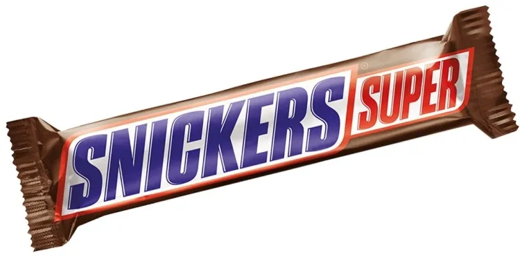 Snickers Super шоколадный батончик молочный 80 г