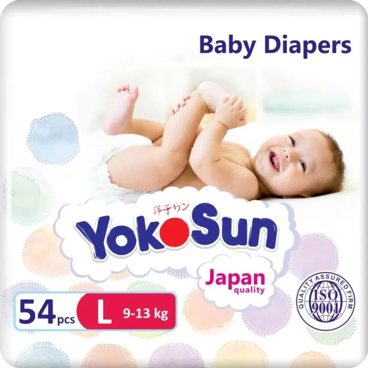 Подгузники YokoSun L 9-13 кг 54 шт