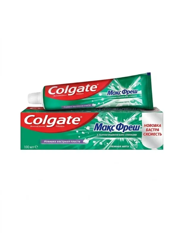 Зубная паста Colgate «Макс Фреш. Нежная мята», 100 мл